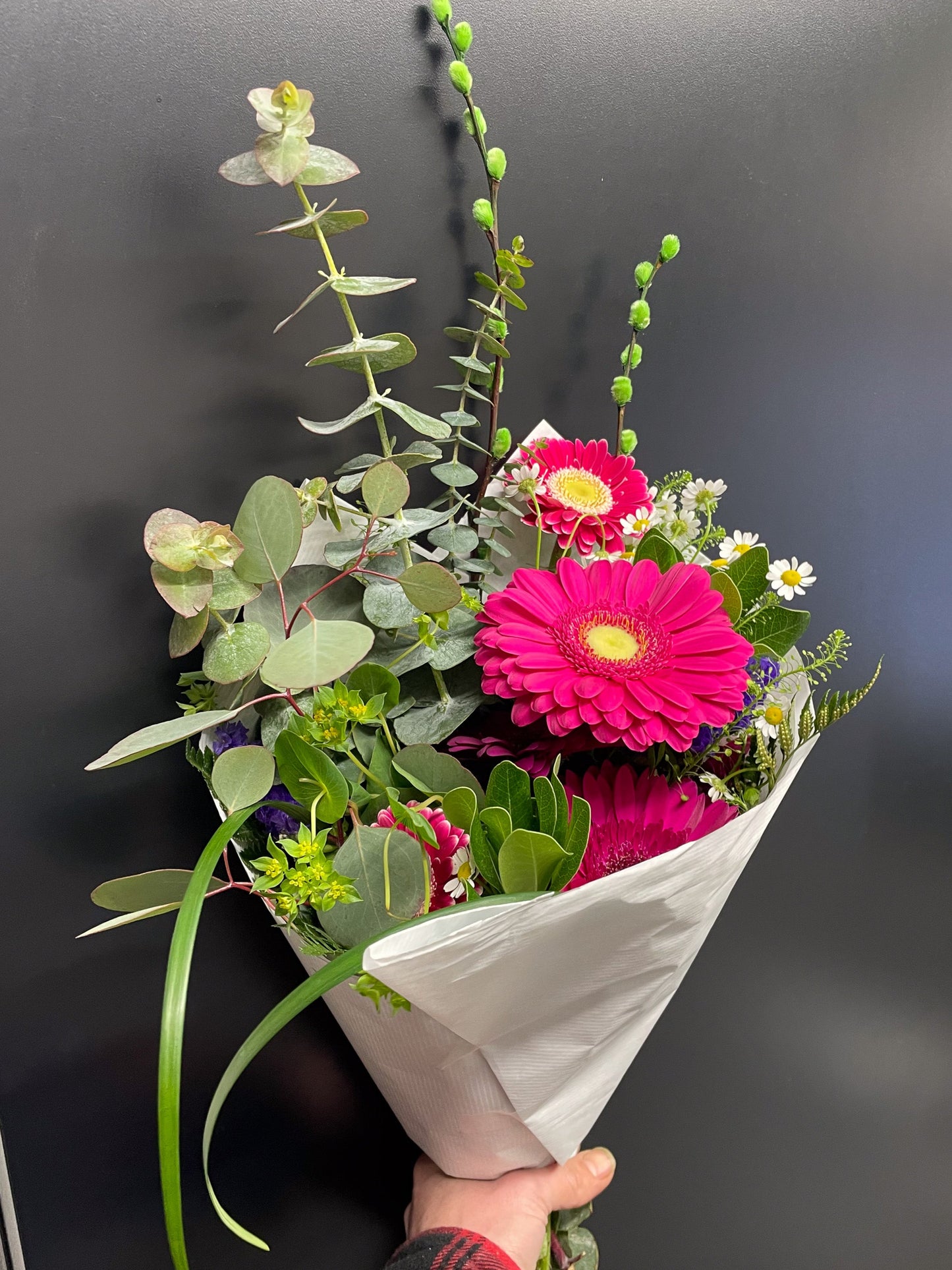 Custom Hand-Tied Bouquets" – Fresh, Versatile & Delivered with Care