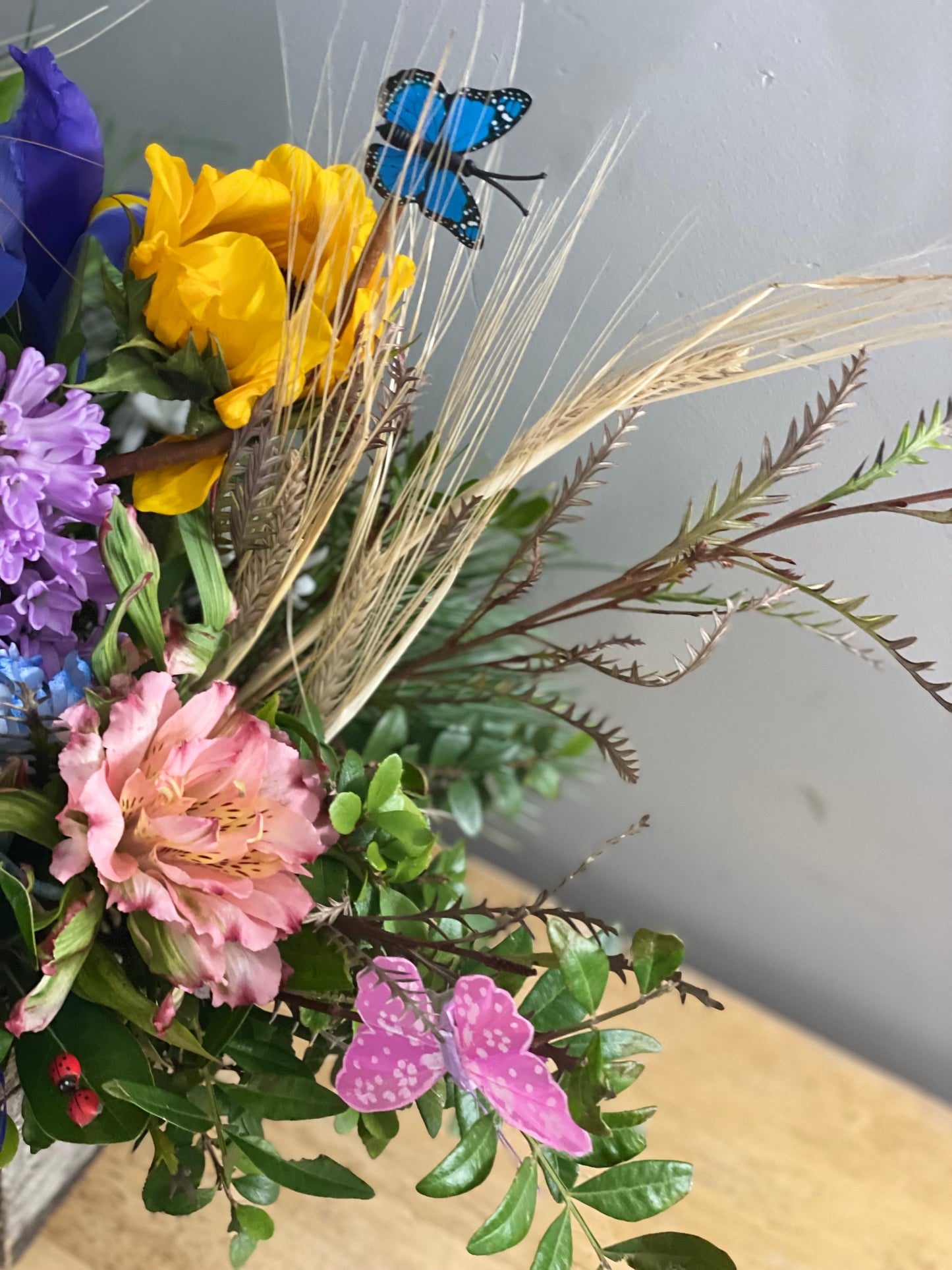 Gardener's Special Barnwood Floral Arrangement