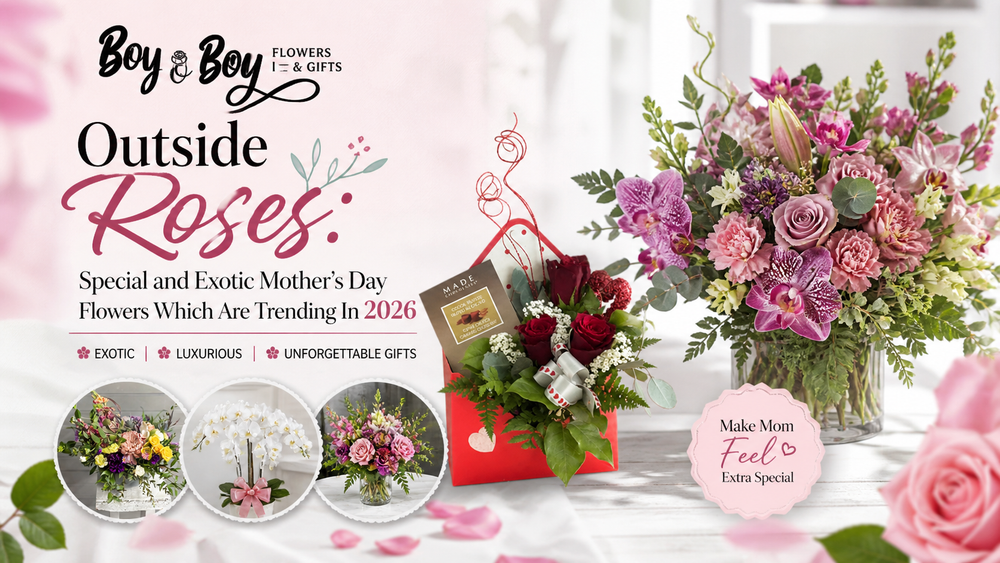 Outside Roses: Special and Exotic Mother's Day Flowers Which Are Trending In 2026