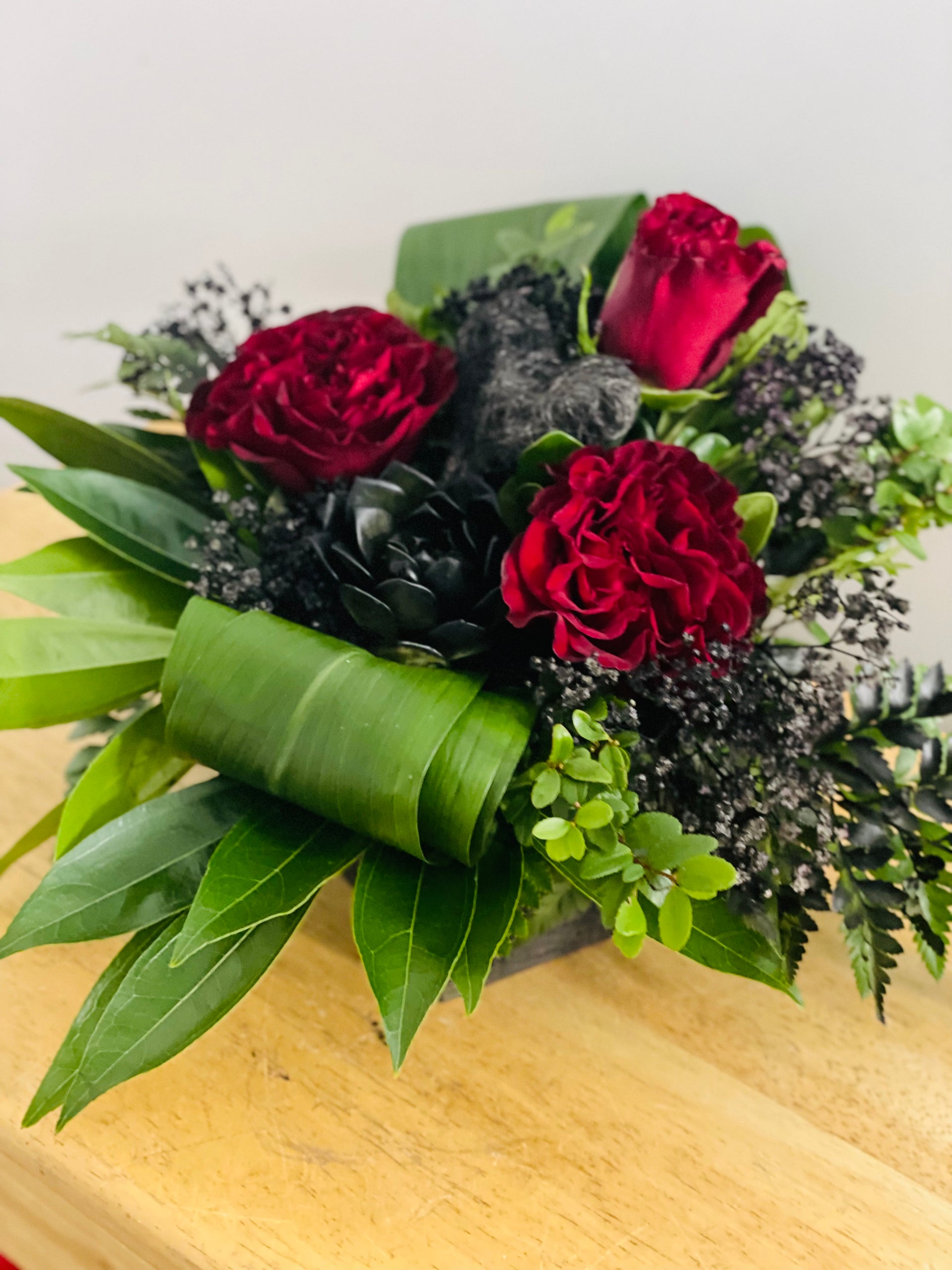 The top 5 Valentine's Floral Arrangemeent from Okotoks Florist Nikolle Grainger