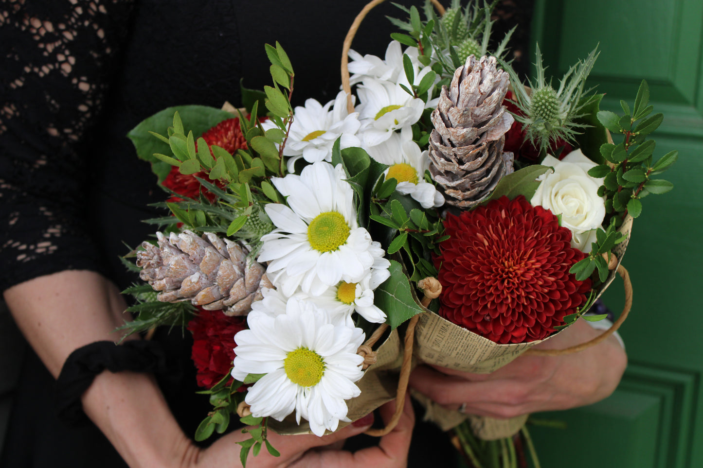 Hand-tied Winter Bundles