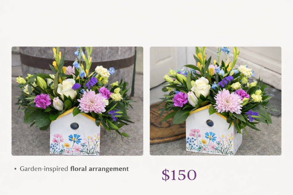 Spring Songbird Keepsake | Flower Delivery Okotoks, High River & Foothills