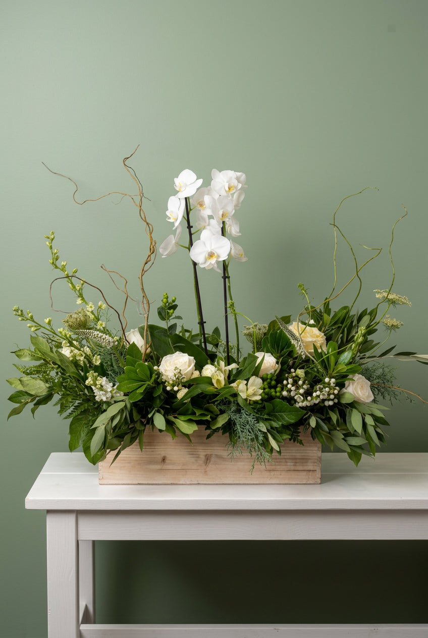 Bloom & Grow - Best of Both World: A flowering potted plant in a flower arrangement