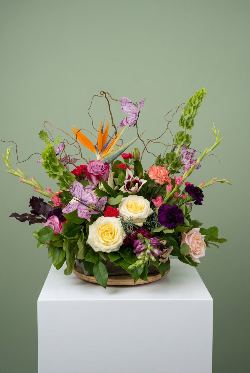 Boy O Boy Flowers is a family-owned local Okotoks florist, offering fresh everyday flowers and same day flower delivery. Including sympathy flowers, funeral flowers, wedding flowers, casket sprays, standing wreaths, standing sprays, and more. delivery to residential homes and snodgrass funeral home.
