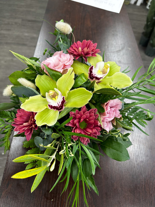 "Thinking of You" Cymbidium Orchid Bowl
